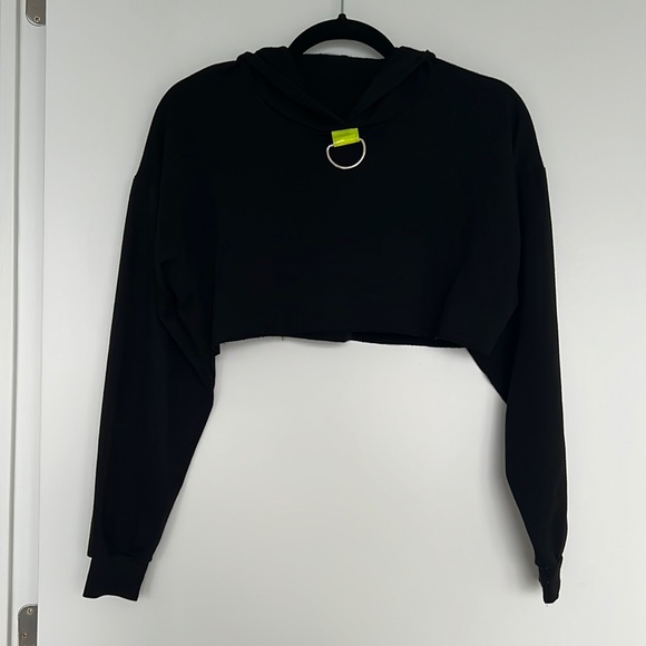 Like New Crop Chain Sweater Street Style black & green & Silver - size small - Picture 3 of 7